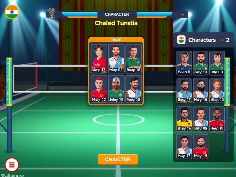 Volley Heroes Pinnacle Indian tournament event with festive decorations